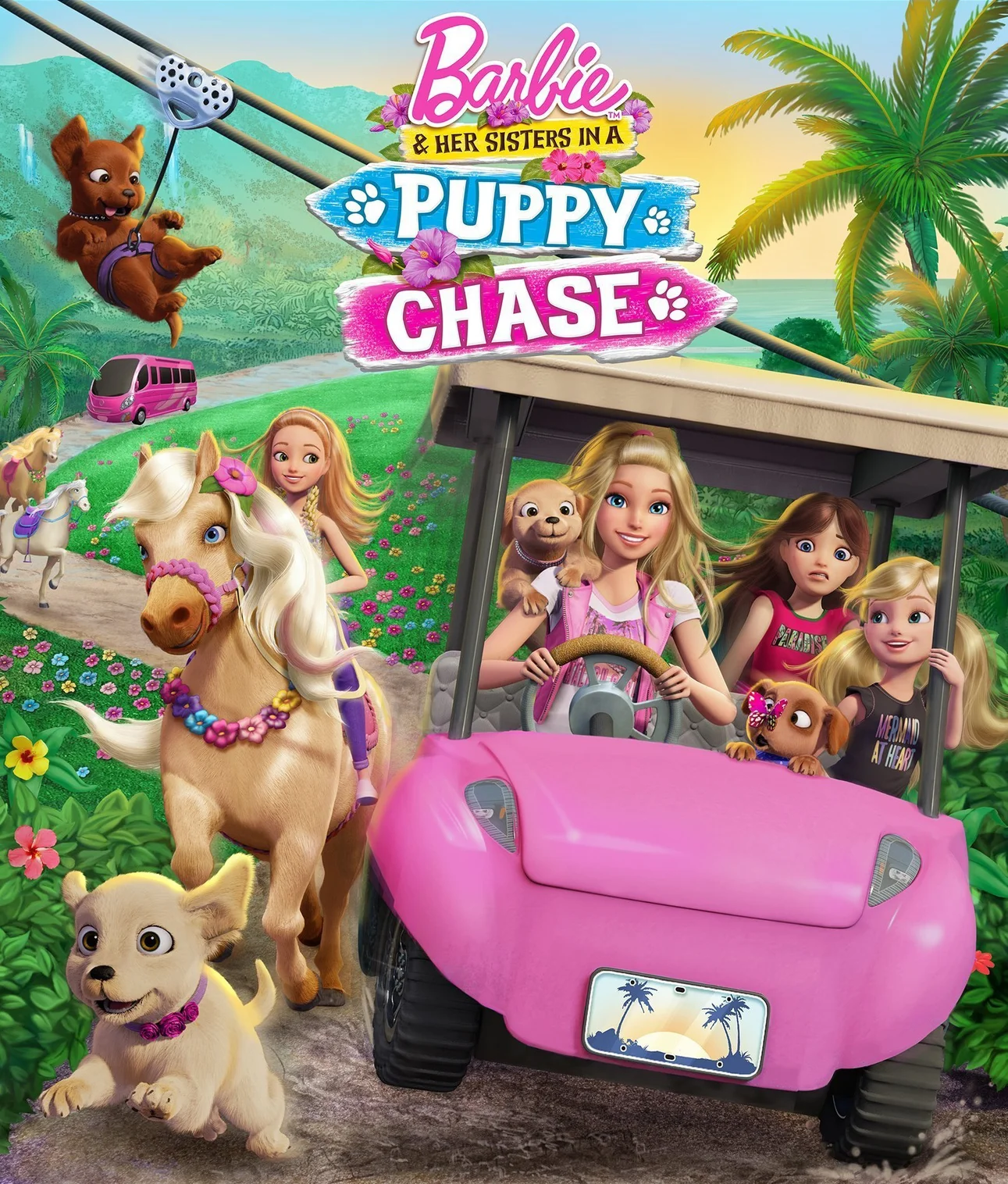 Chị em Barbie đuổi theo các chú cún  2016