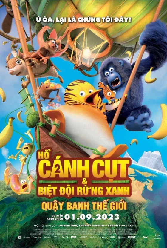 Hổ Cánh Cụt Và Biệt Đội Rừng Xanh 2: Quậy Banh Thế Giới 2023