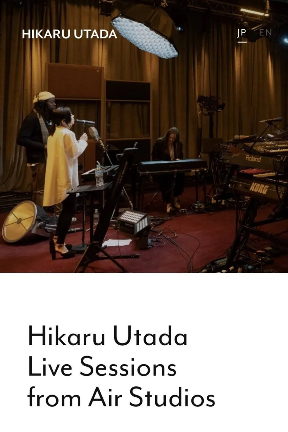 Utada Hikaru: Thu âm trực tiếp từ Air Studios  2022
